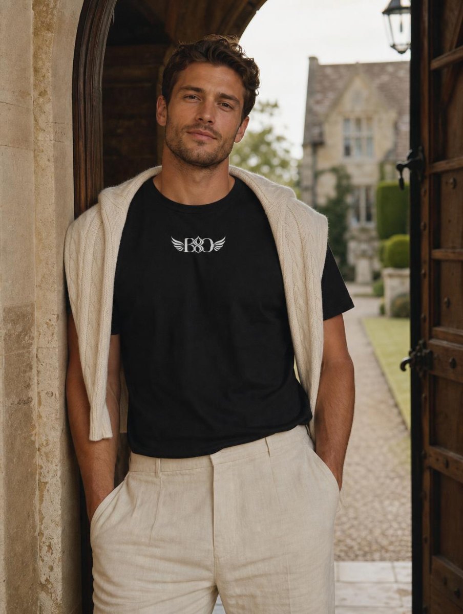 Phoenix Tee — on model, front